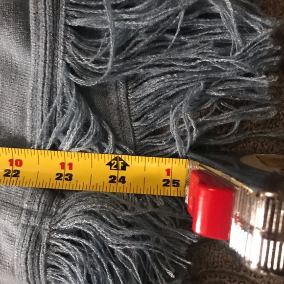 Alexia Light Blue Poncho/Cape- Size M/L - Picture 6 of 12